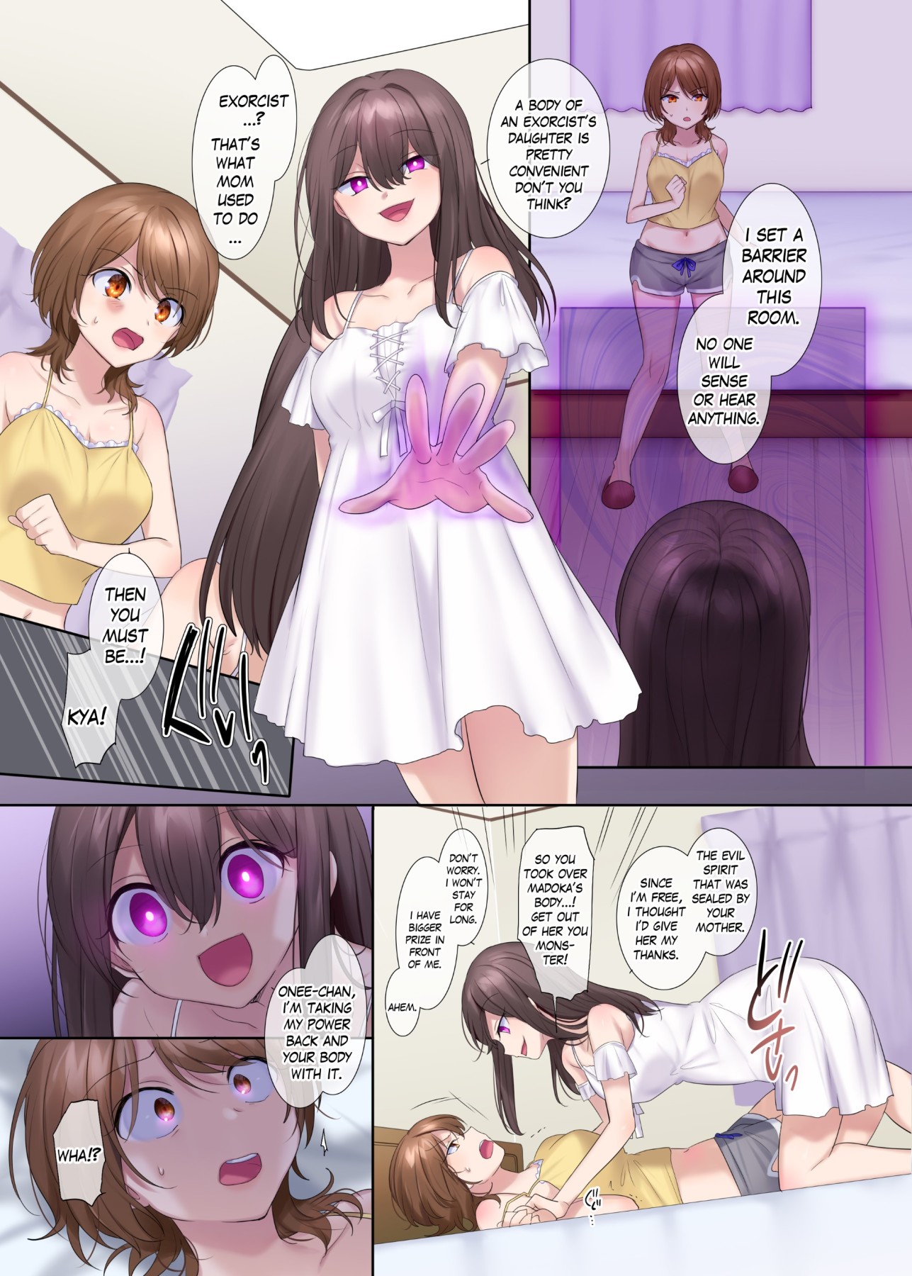 Hentai Manga Comic-The Soul Sealing Exorcist Priestess-Read-18